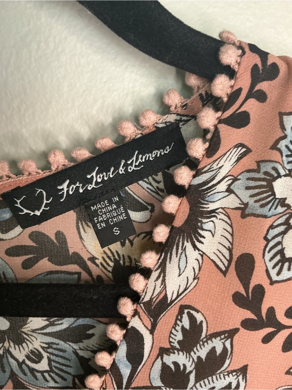 For Love & Lemons Dusty Pink Floral Maxi Dress - Picture 3 of 11